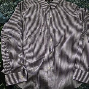 Ralph Lauren Blouse Women's Shirt Tops Classic Comfort Work Business Size XL